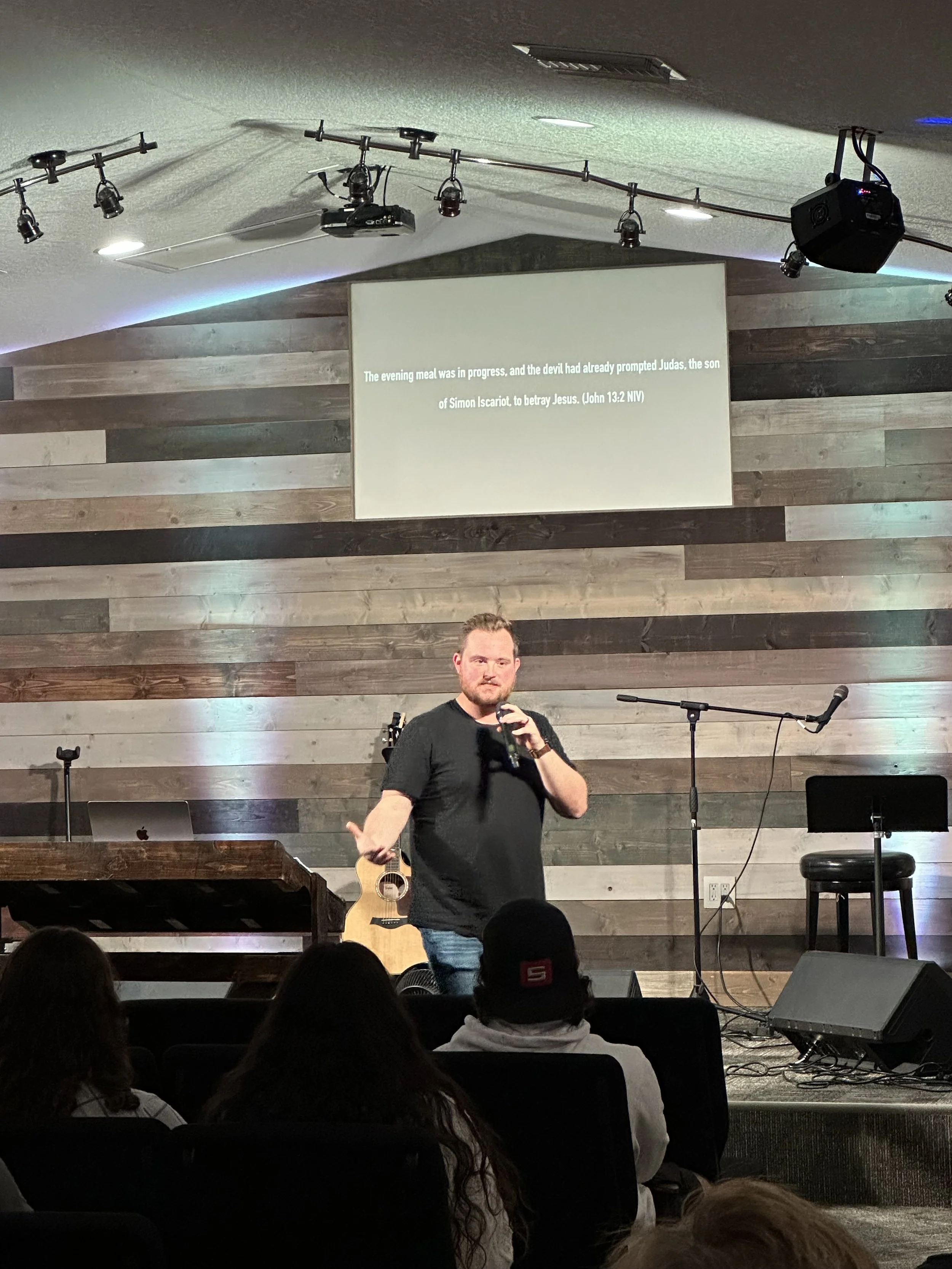 Joshua Spence speaking